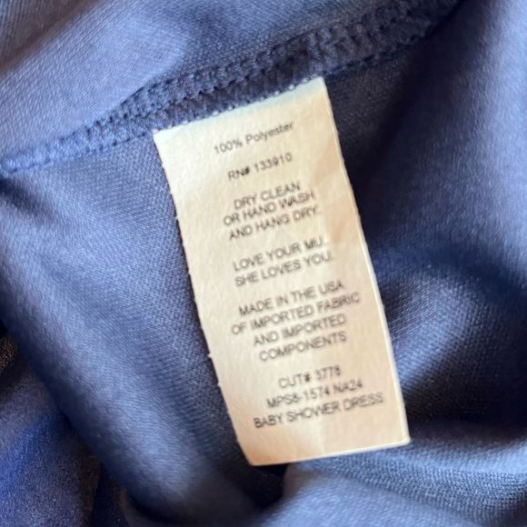 Show Me Your Mumu Navy Baby Shower Dress Size Large NWT - Picture 5 of 5